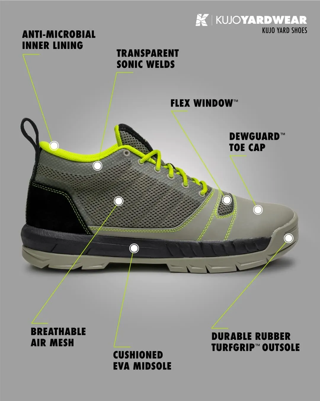 | Yard Shoe | Water Resistant and Slip Resistant | Breathable Outdoor Shoe