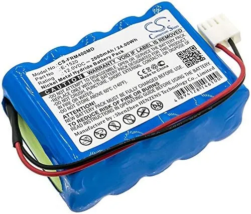 2000mAh Battery Replacement for CODAN Argus 707 V volumetric Pump, Argus 707, Part No.: 601259, E-1520