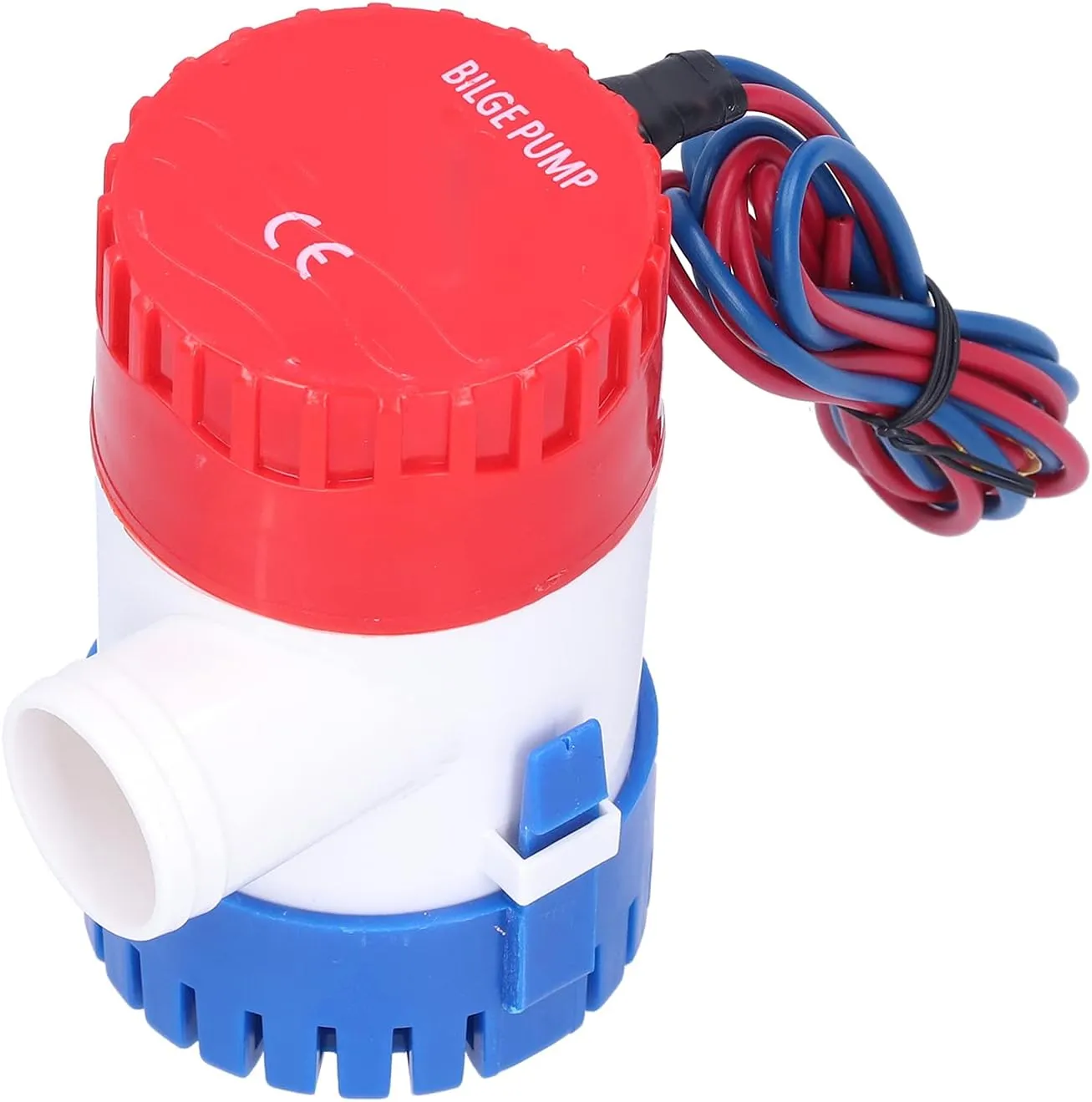 350GPH, 500GPH, 750GPH Bilge Pump with Shock ABS Housing, Stainless Steel Shaft, Easy to Clean Filter for Sea Water Quality Analysis, Ship Bilge Sewage Discharge (DC24V