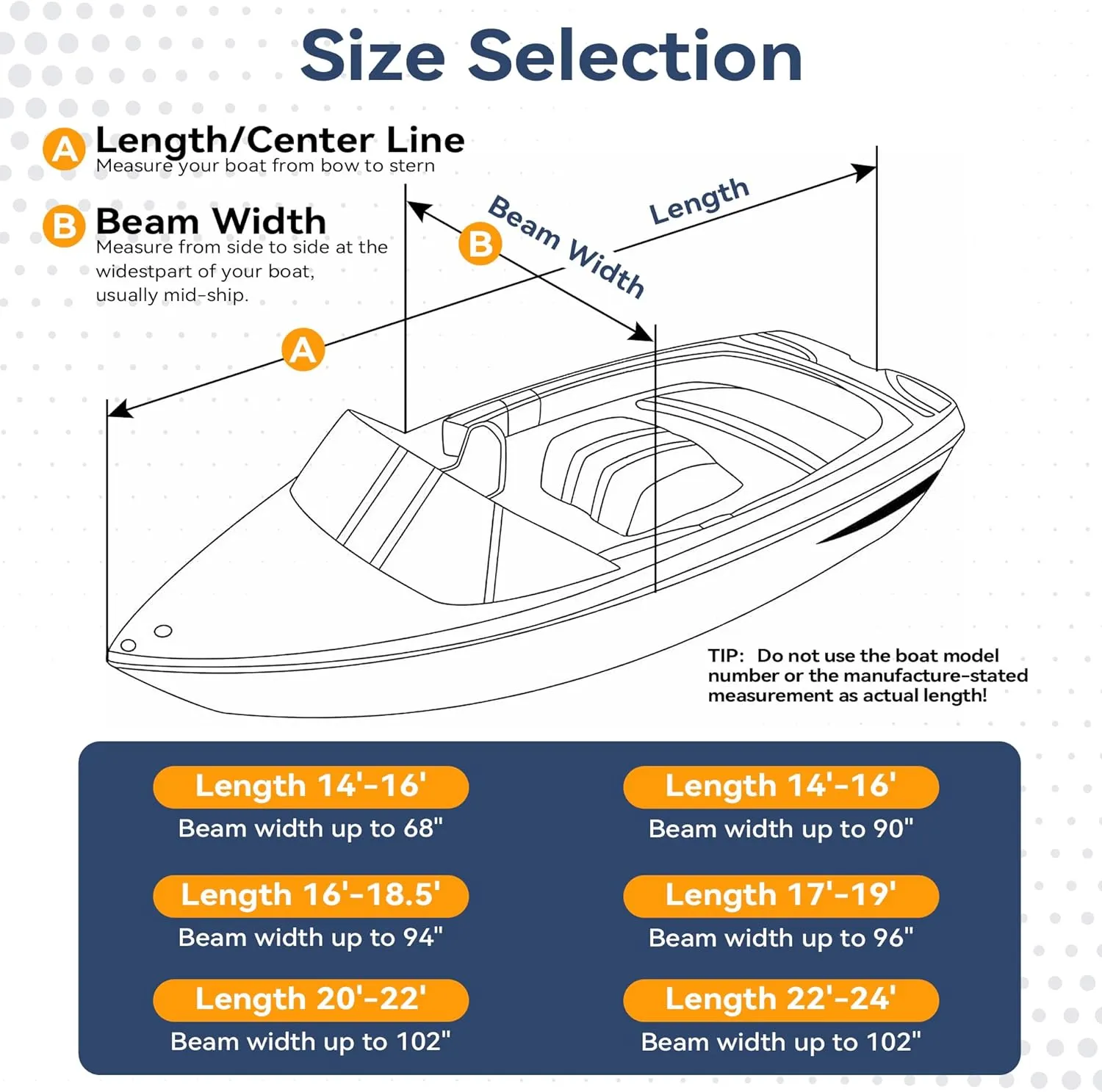 5-ply 1200D Boat Cover with Storage Bag & Widened Straps for Trailering & Mooring Fits 17-19ft Bass Boat, V-Hull, Tri-Hull Runabout Pro-Style Fishing Boat - Waterproof Anti-uv and Breathable