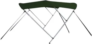 7.6 oz Green 3 Bow Boat Bimini TOP Sunshade Super Sport Edition Compatible for Blue Water-REINELL Hawk I/O 1993-1994
