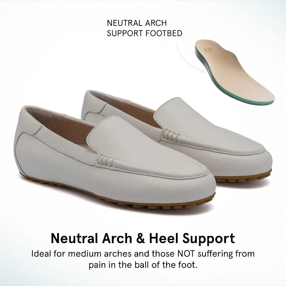 ABEO Harbor Womens Loafers | Arch Support Loafers for Women | Dress Shoes Women | Built-in Orthtotic Insole