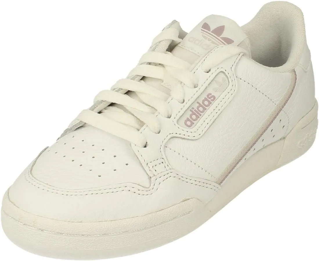 adidas Continental 80 Womens Trainers Sneakers (UK 3.5 US 5 EU 36, White ice Purple EG8136)