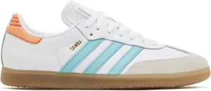 adidas Inter Miami x Samba Men's Sneakers, White/Easy Mint/Pink, Size 10.5