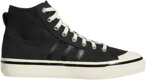adidas Mens Nizza Hi Rf 74 Lace Up Sneakers Shoes Casual - Black