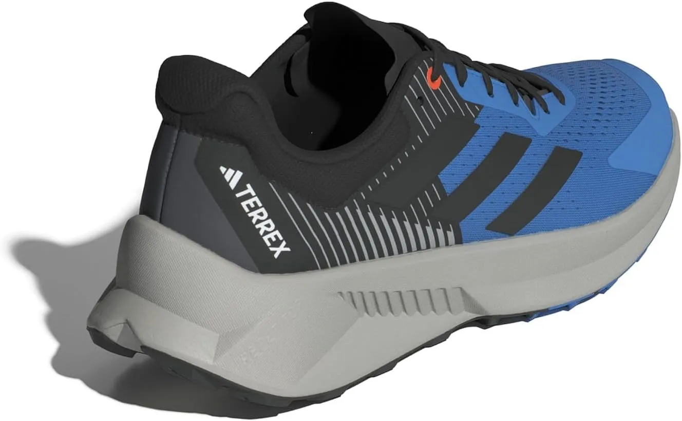 adidas Mens Terrex Soulstride Flow Trail Trail Running Sneakers Shoes - Black, White