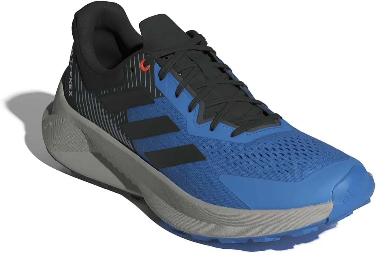 adidas Mens Terrex Soulstride Flow Trail Trail Running Sneakers Shoes - Black, White