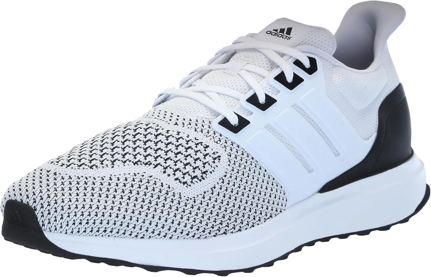 adidas Men's UBounce DNA Sneaker, White/White/Black, 7.5