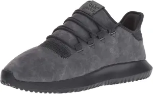 adidas Originals Men's Tubular Shadow Running Shoe, Carbon/Carbon/Chalk White, 11 M US