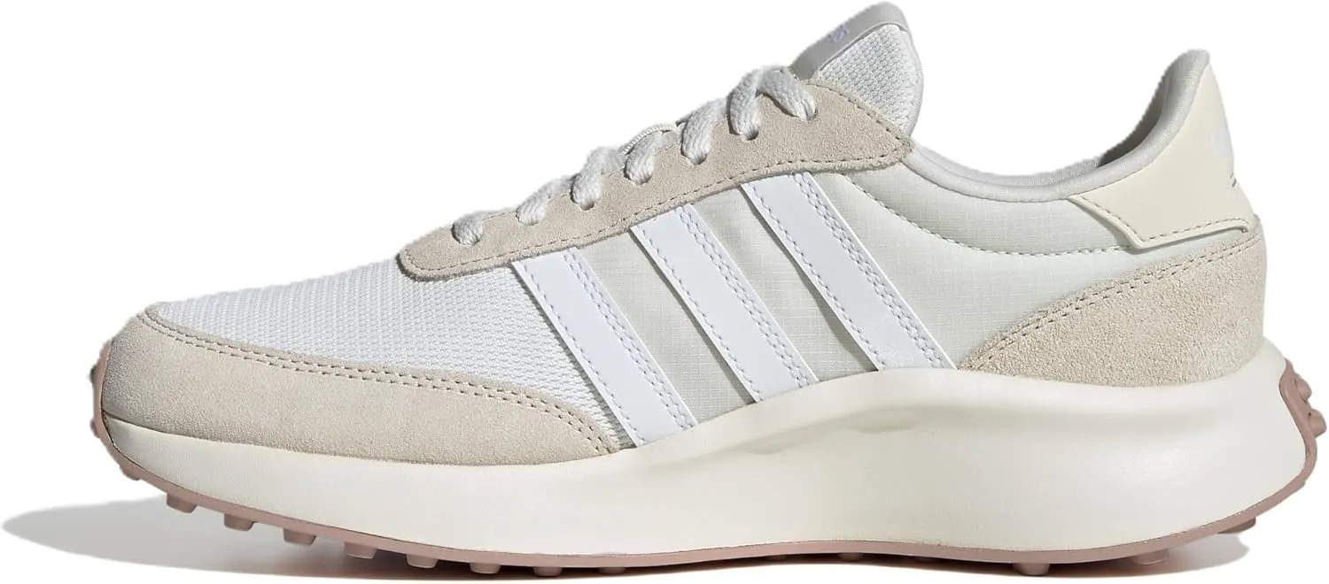 adidas Womens Run 70S Lace Up Sneakers Shoes Casual - Off White, White