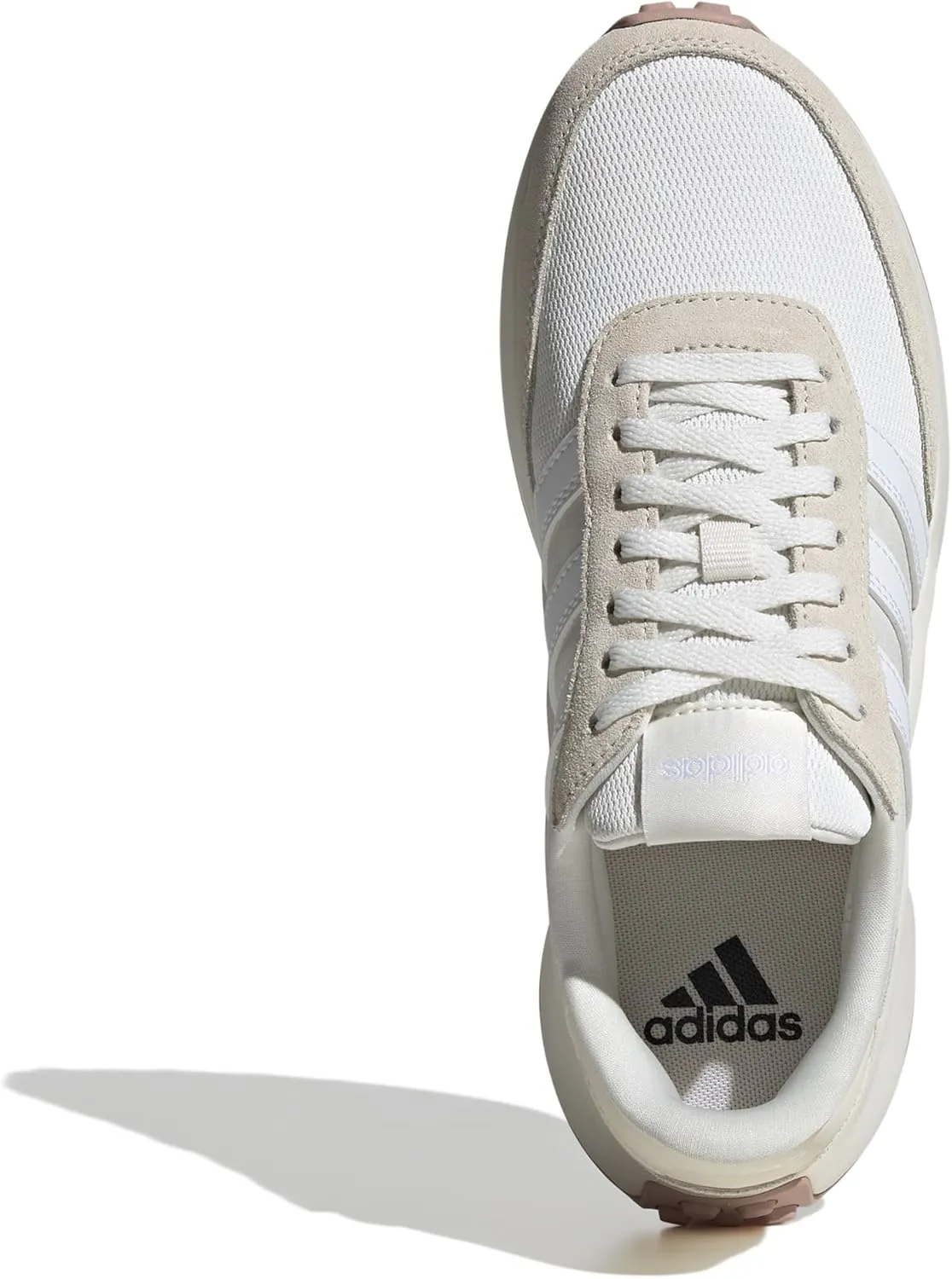 adidas Womens Run 70S Lace Up Sneakers Shoes Casual - Off White, White