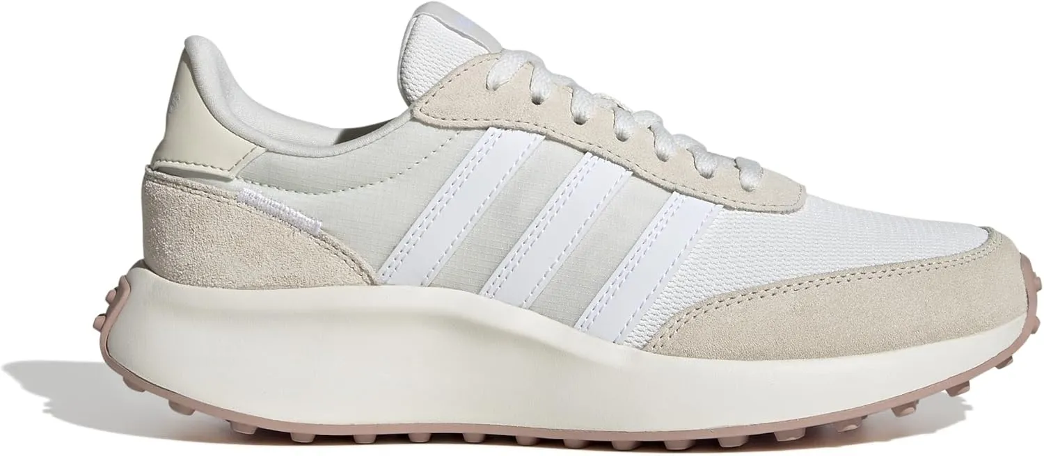 adidas Womens Run 70S Lace Up Sneakers Shoes Casual - Off White, White