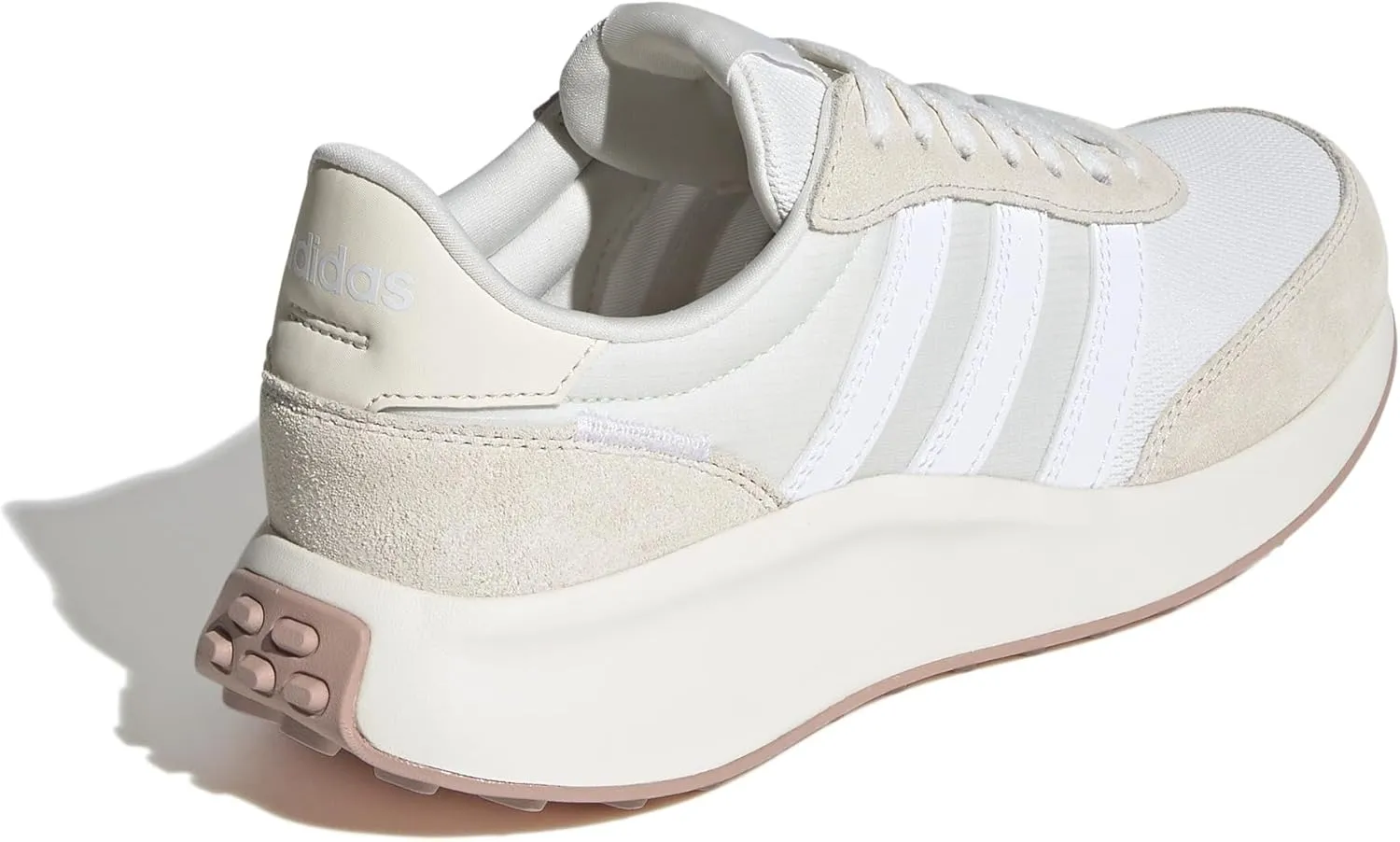 adidas Womens Run 70S Lace Up Sneakers Shoes Casual - Off White, White