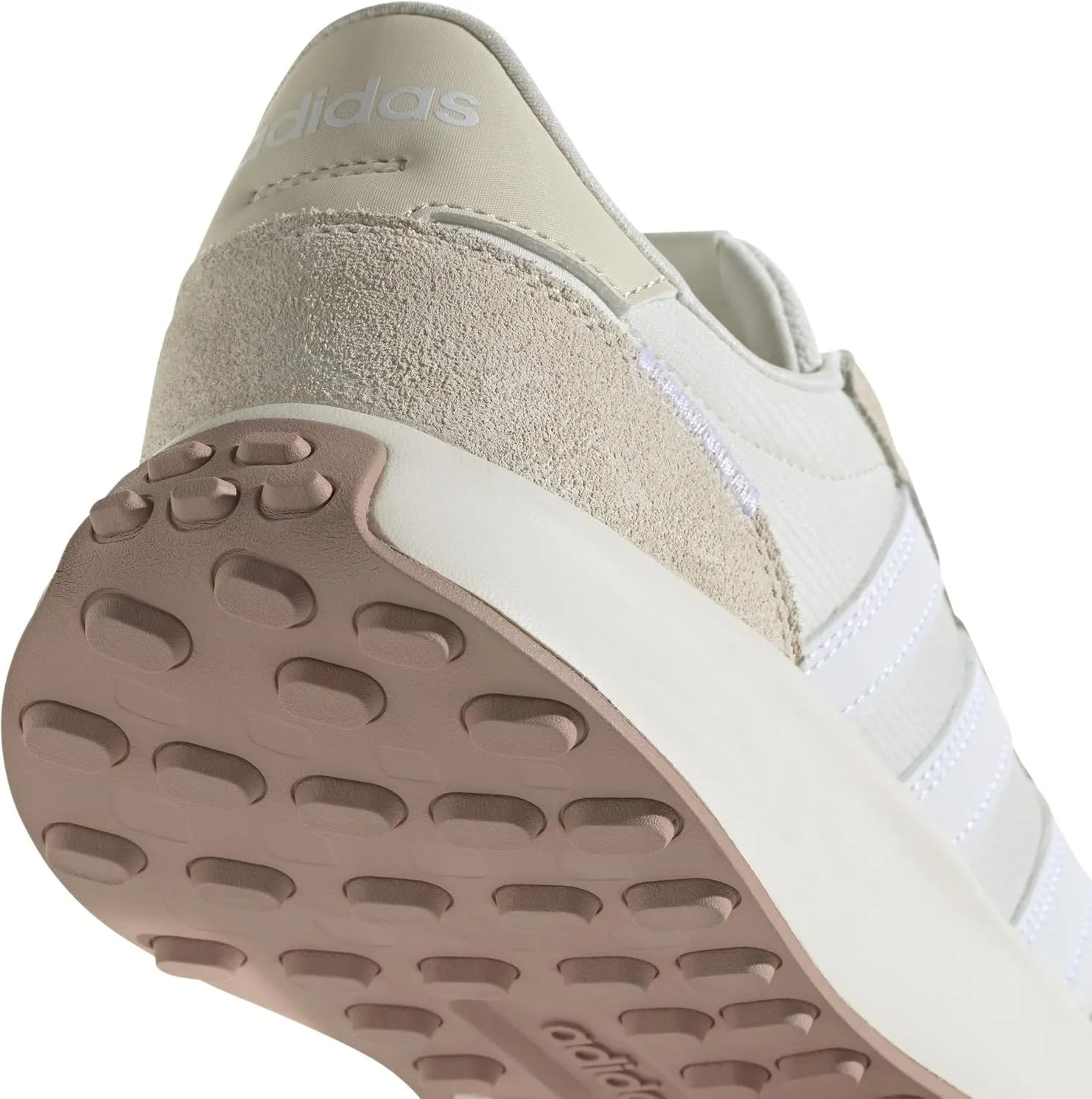 adidas Womens Run 70S Lace Up Sneakers Shoes Casual - Off White, White