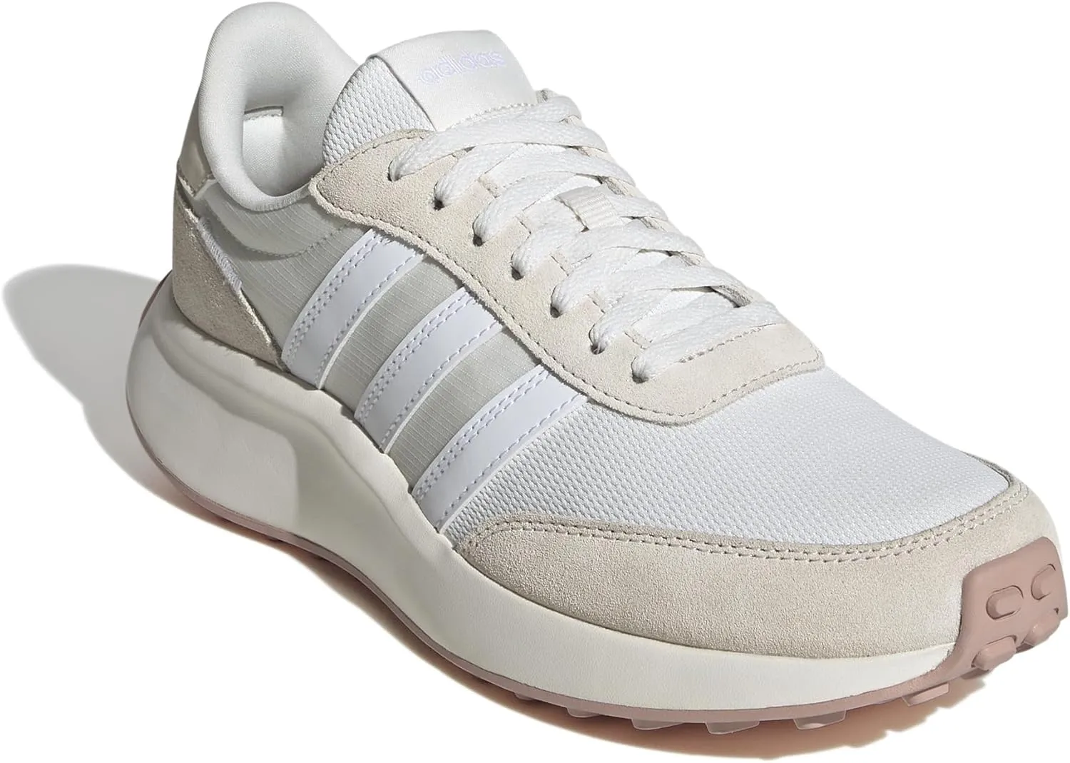 adidas Womens Run 70S Lace Up Sneakers Shoes Casual - Off White, White