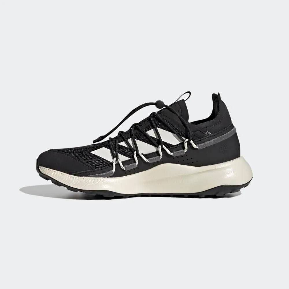 adidas Womens Terrex Voyager 21 Canvas Hiking Hiking Sneakers Shoes - Purple