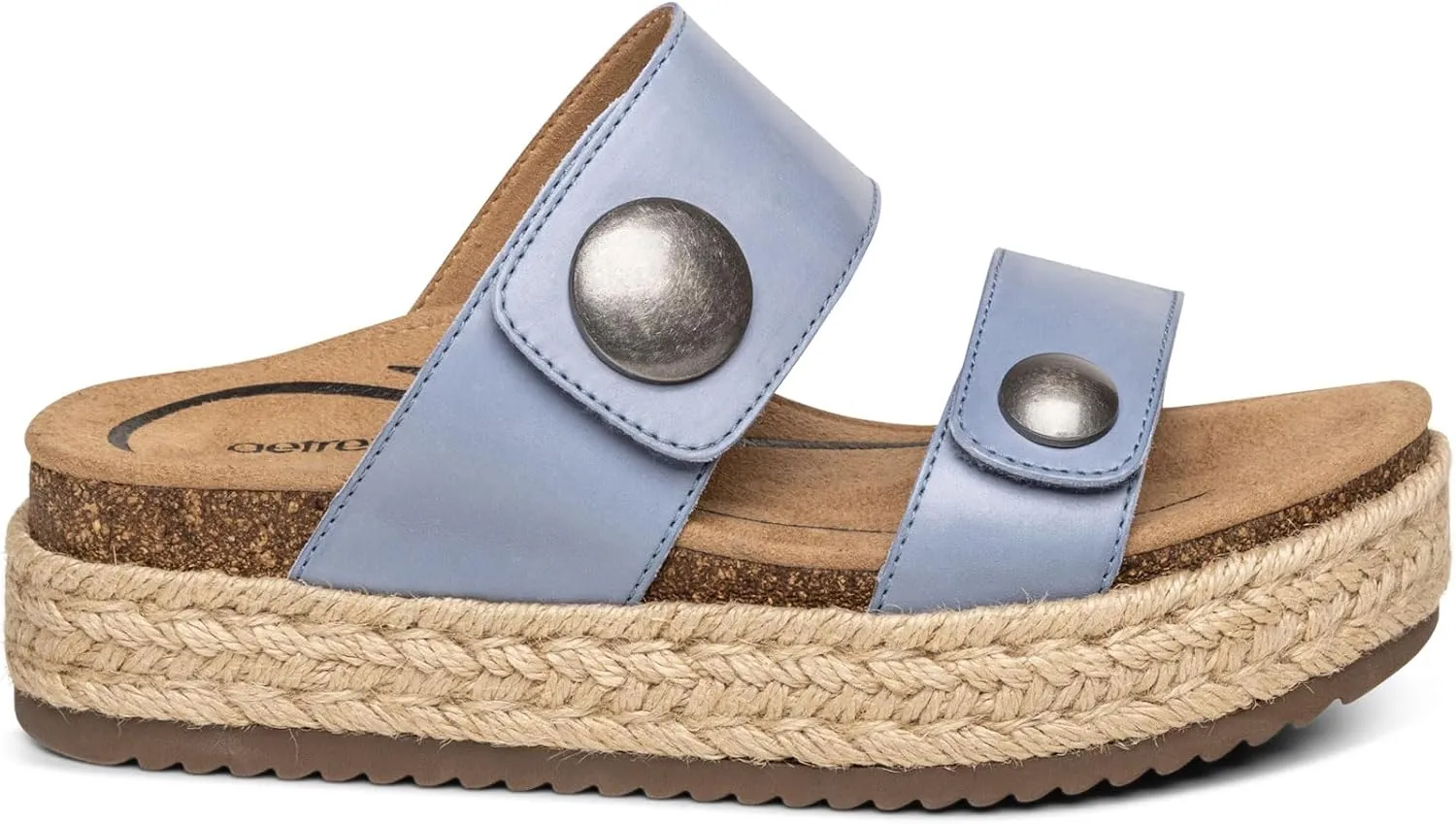 Aetrex Women's Sofie Orthopedic Platform Sandals - Plantar Fasciitis Relief Arch Support Wedge Sandals