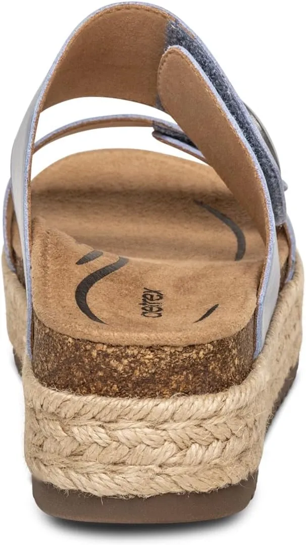 Aetrex Women's Sofie Orthopedic Platform Sandals - Plantar Fasciitis Relief Arch Support Wedge Sandals