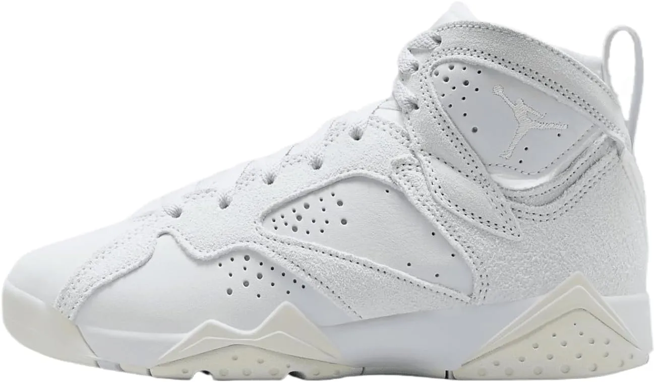Air Jordan 7 Retro Big Kids' Shoes (DV2255-400, Cobalt Bliss/White/Sail) Size 5.5