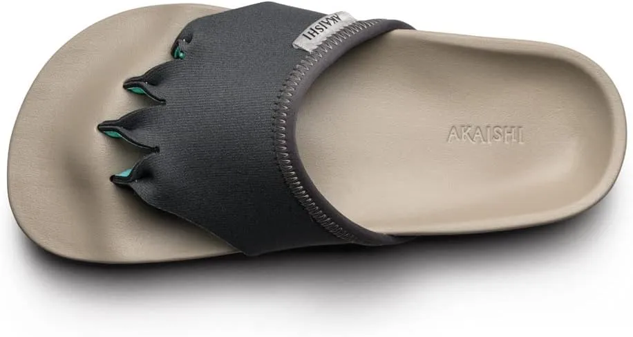 AKAISHI, five fingers room sandals for indoor exercise and yoga
