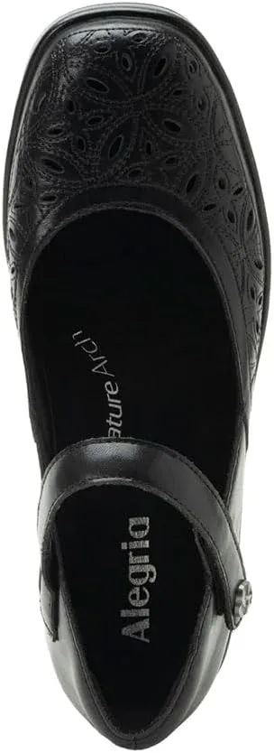 Alegria Women's Hayes Leather Wedge Mary Jane Pump