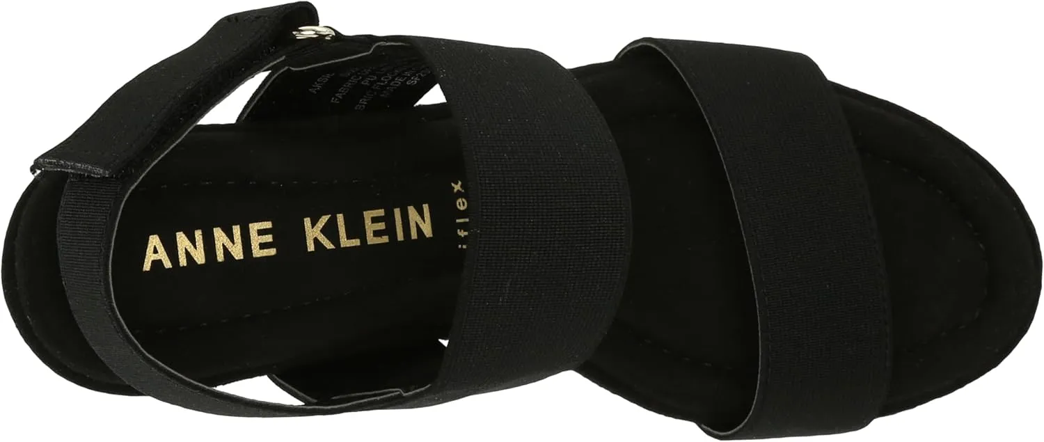 Anne Klein Womens Silvy Slingback Ankle Strap Wedge Sandals