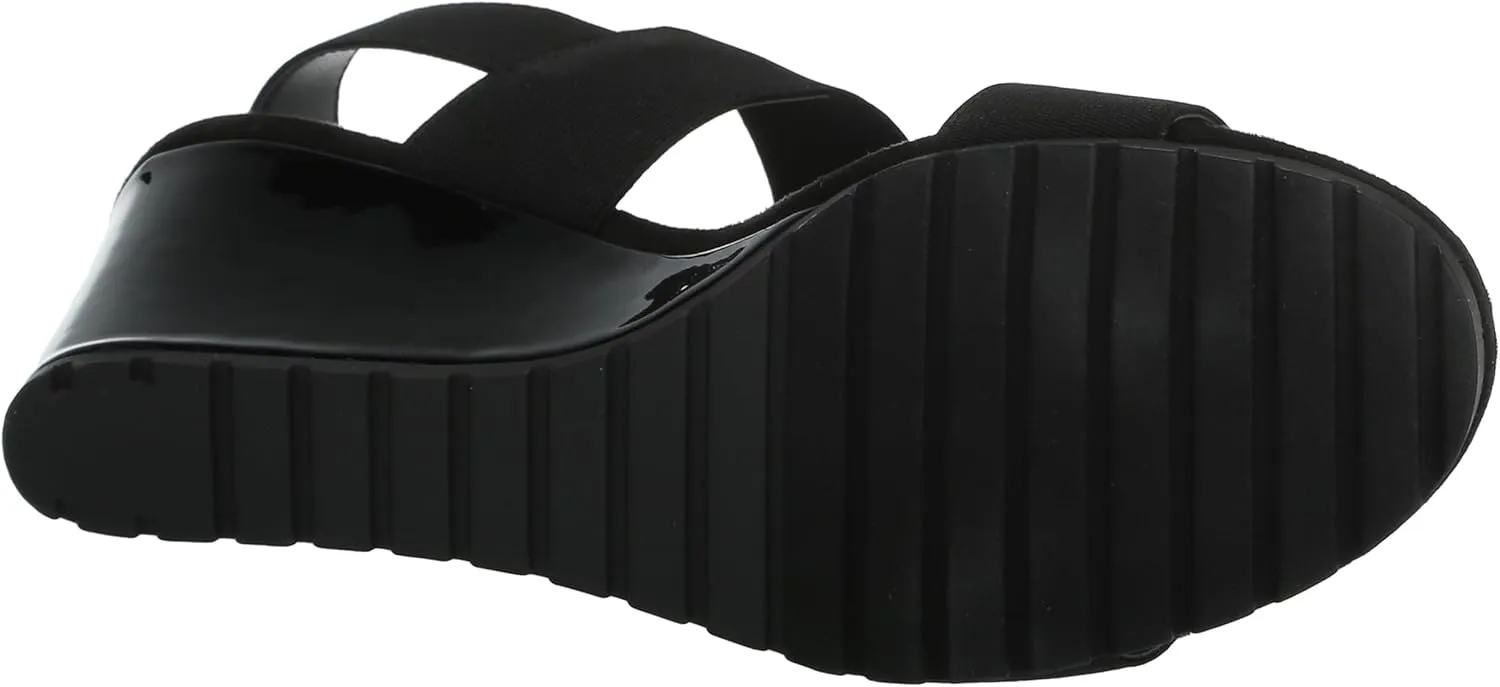 Anne Klein Womens Silvy Slingback Ankle Strap Wedge Sandals