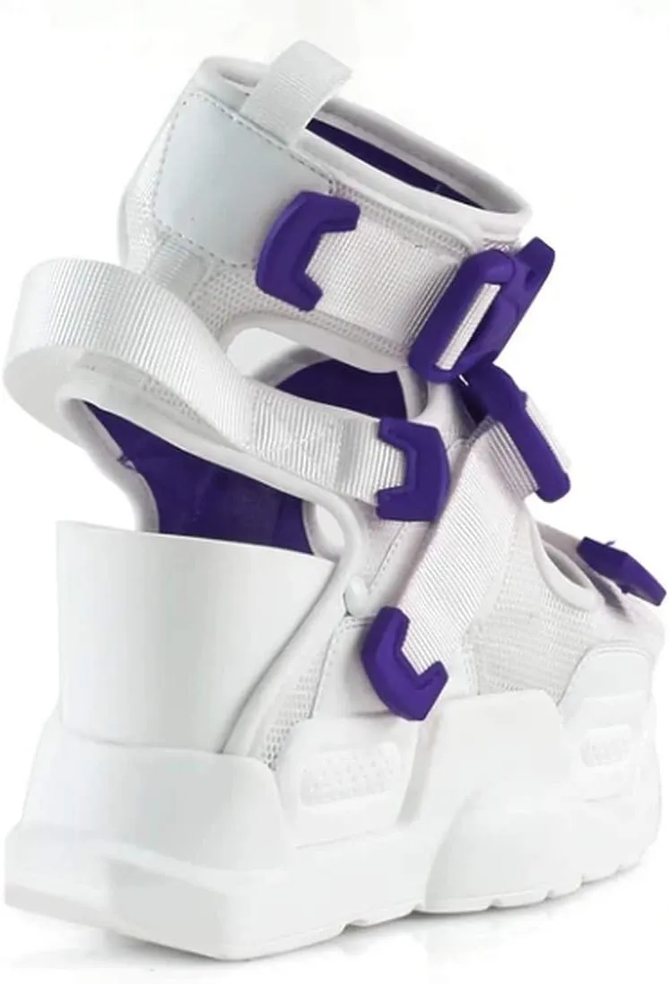 Anthony Wang Platform Women's Buckle Sandals-Mulberry-01