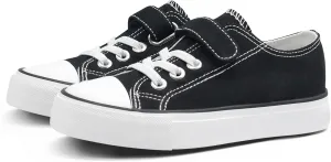 ANTLULU Boys and Girls Canvas Kid Shoes Adjustable Design Fashion Casual Sneakers