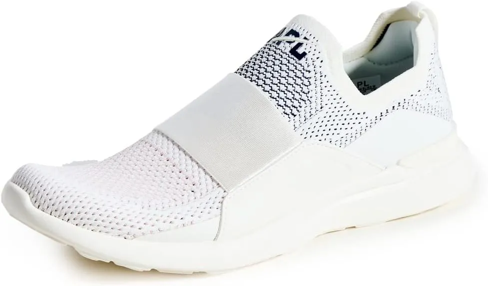 APL Women's Techloom Bliss Sneakers, Ivory/Navy/Rose Dust, White, 7.5 Medium US