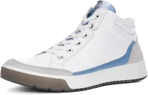 ARA Women's Low-Top Sneakers, Pebble White Azzuro Sky, 8