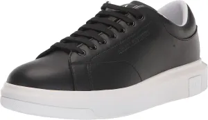 A｜X ARMANI EXCHANGE Men's Thick Sole Leather Sneakers