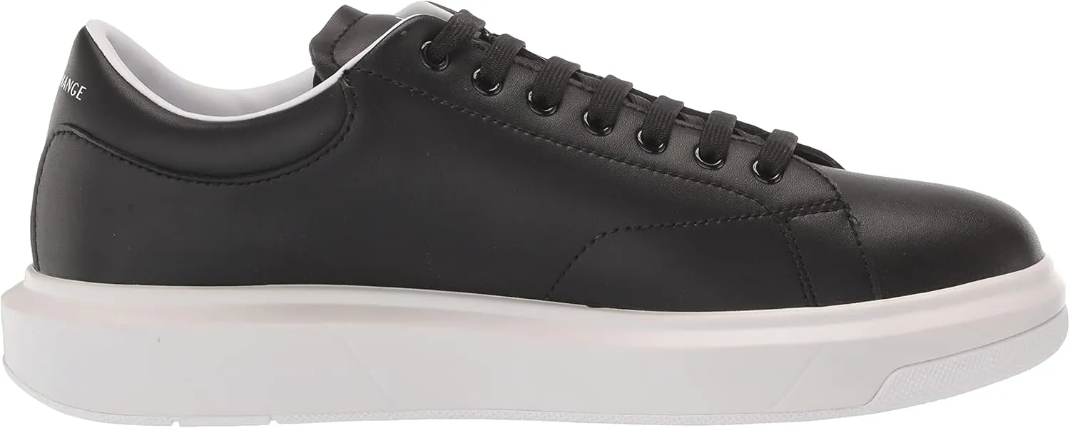 A｜X ARMANI EXCHANGE Men's Thick Sole Leather Sneakers