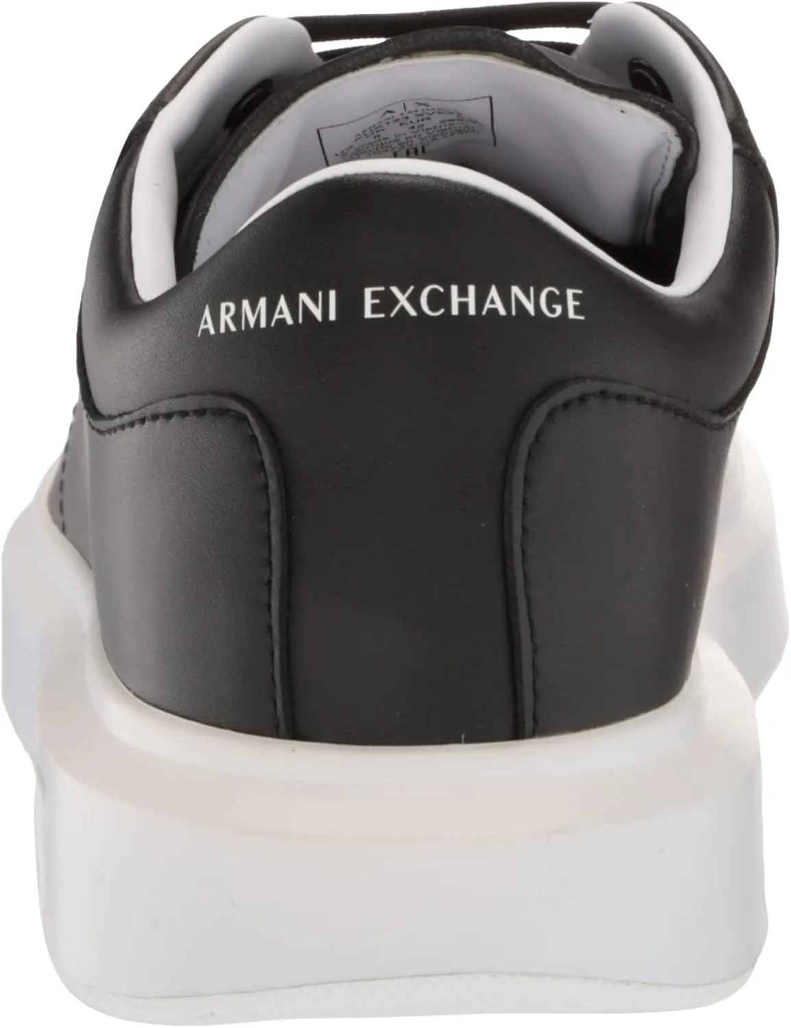 A｜X ARMANI EXCHANGE Men's Thick Sole Leather Sneakers