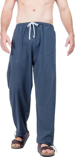 Baggy Sweatpants Men Cotton, Drawstring Lounge Pants, Relaxed Fit, Ideal for Comfort