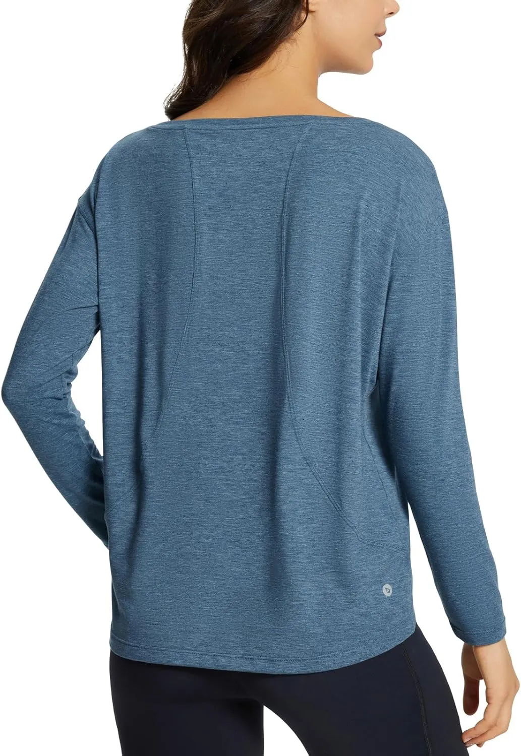 baleaf Women's Long Sleeve Workout Tops Active Running Shirts Loose Fit Quick Dry Athletic Soft