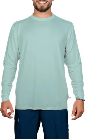 Banana Boat Long Sleeve Shirt for Men Swim Shirt | Waterproof | UPF 50  UV Protection | Breathable | Rashguard Polyester Shirts Sea Foam XX Large