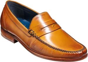 BARKER William Men's Handmade Leather Loafers – Slip-On Casual Dress Shoes, Handcrafted in England