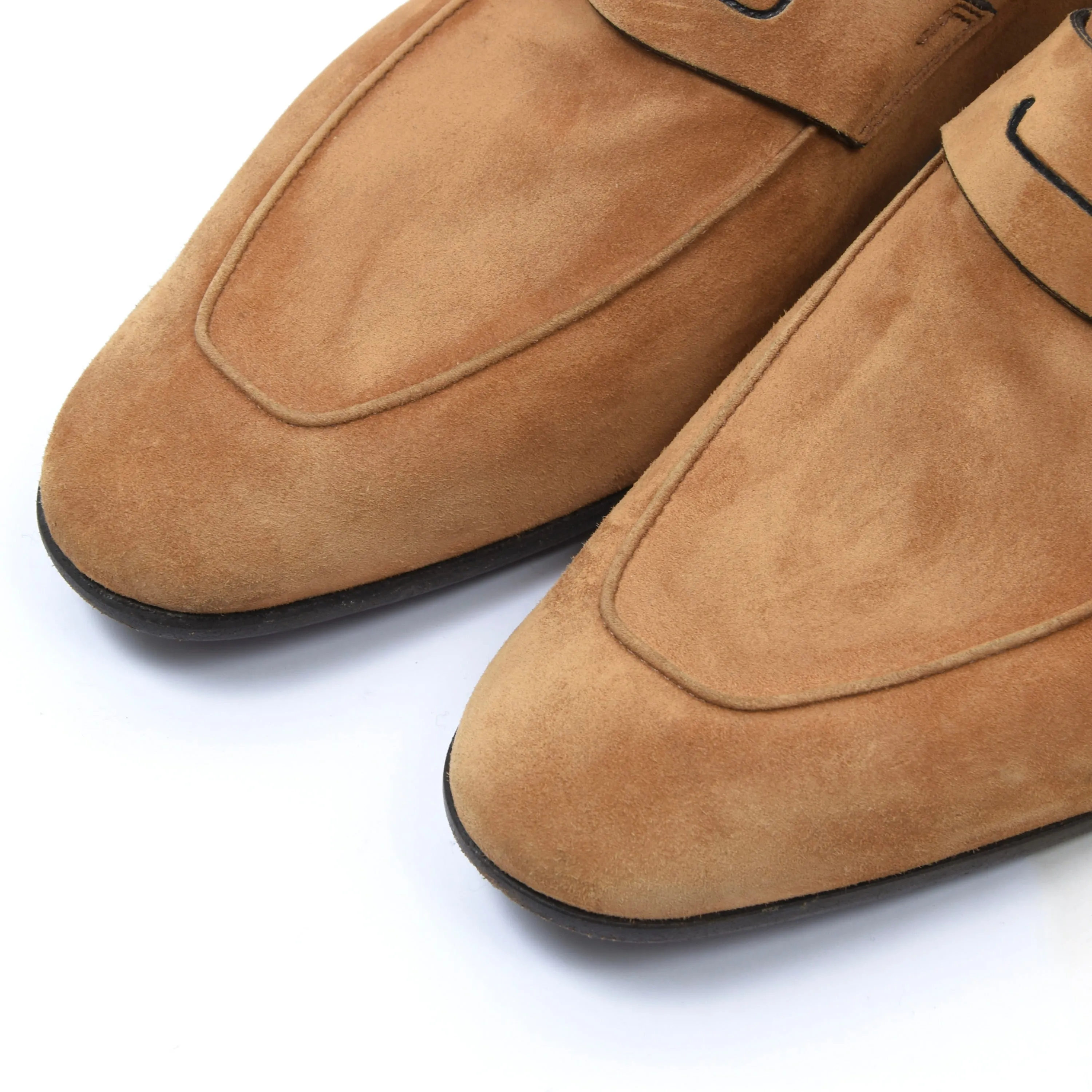 Berluti Suede Unlined Loafer Size 9 - Tan