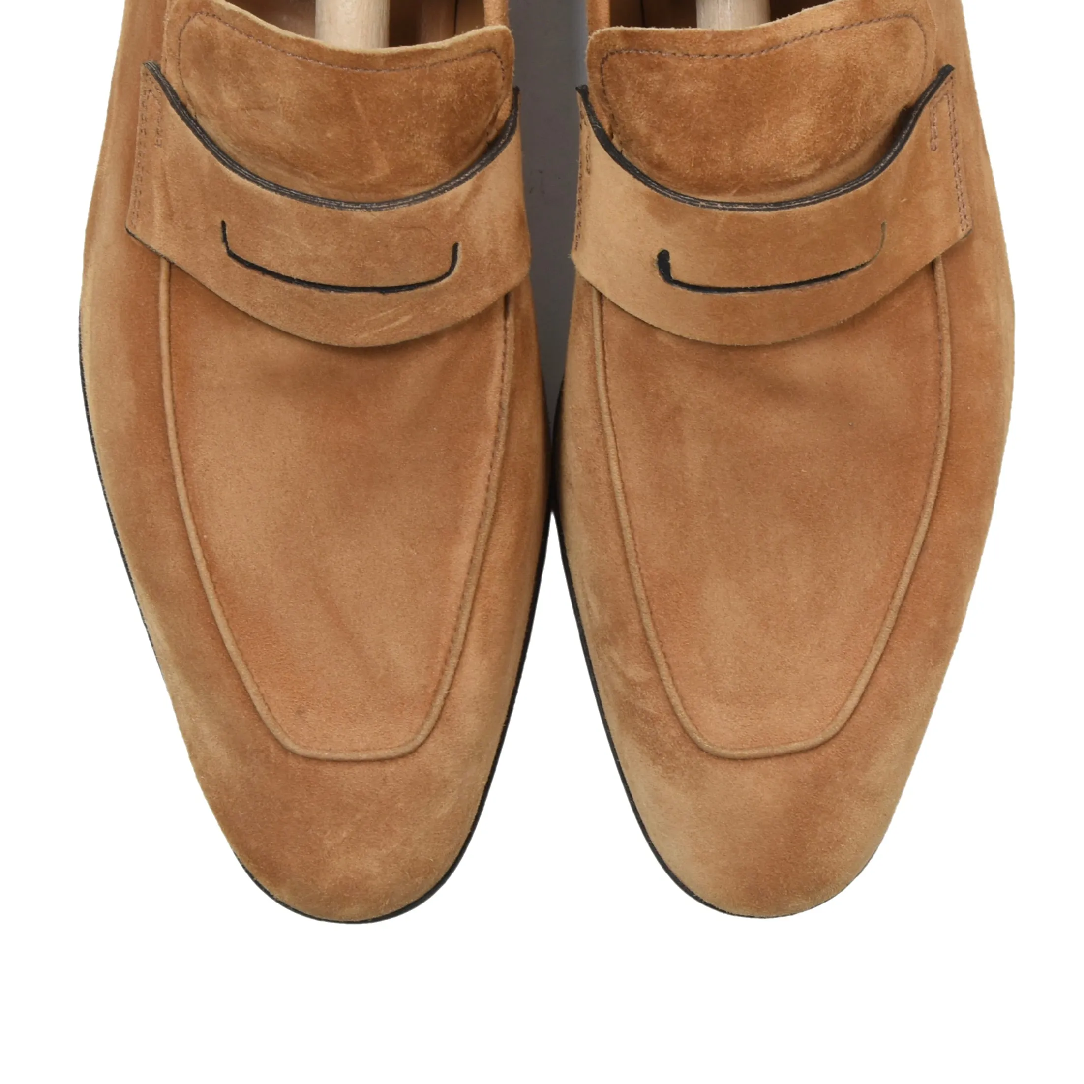 Berluti Suede Unlined Loafer Size 9 - Tan