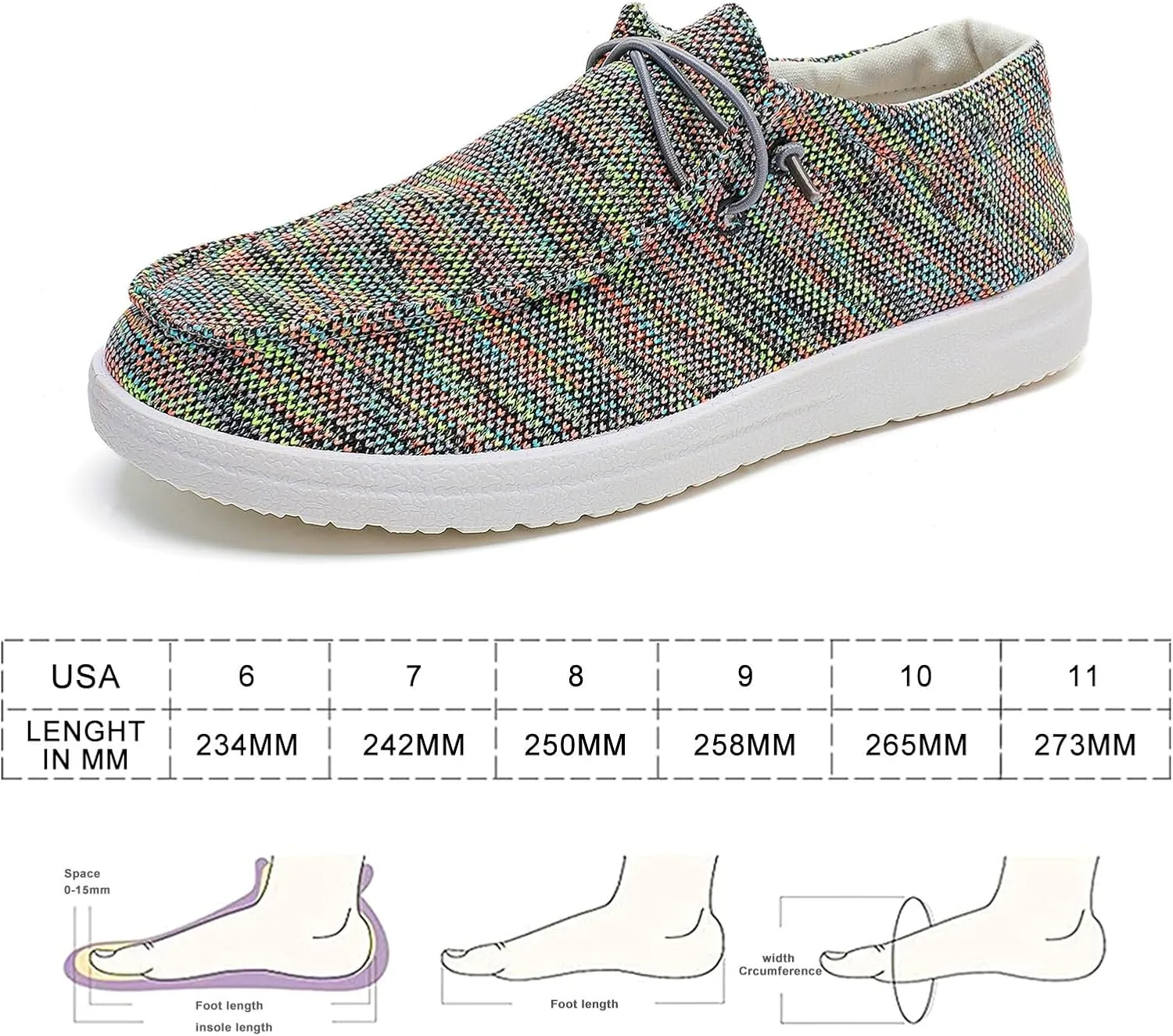 Betrue Lightweight Boat Shoes for Women, Womens Casual Loafers, Womens Slip On Deck Shoes, Breathable Canvas Walking Shoes for Women