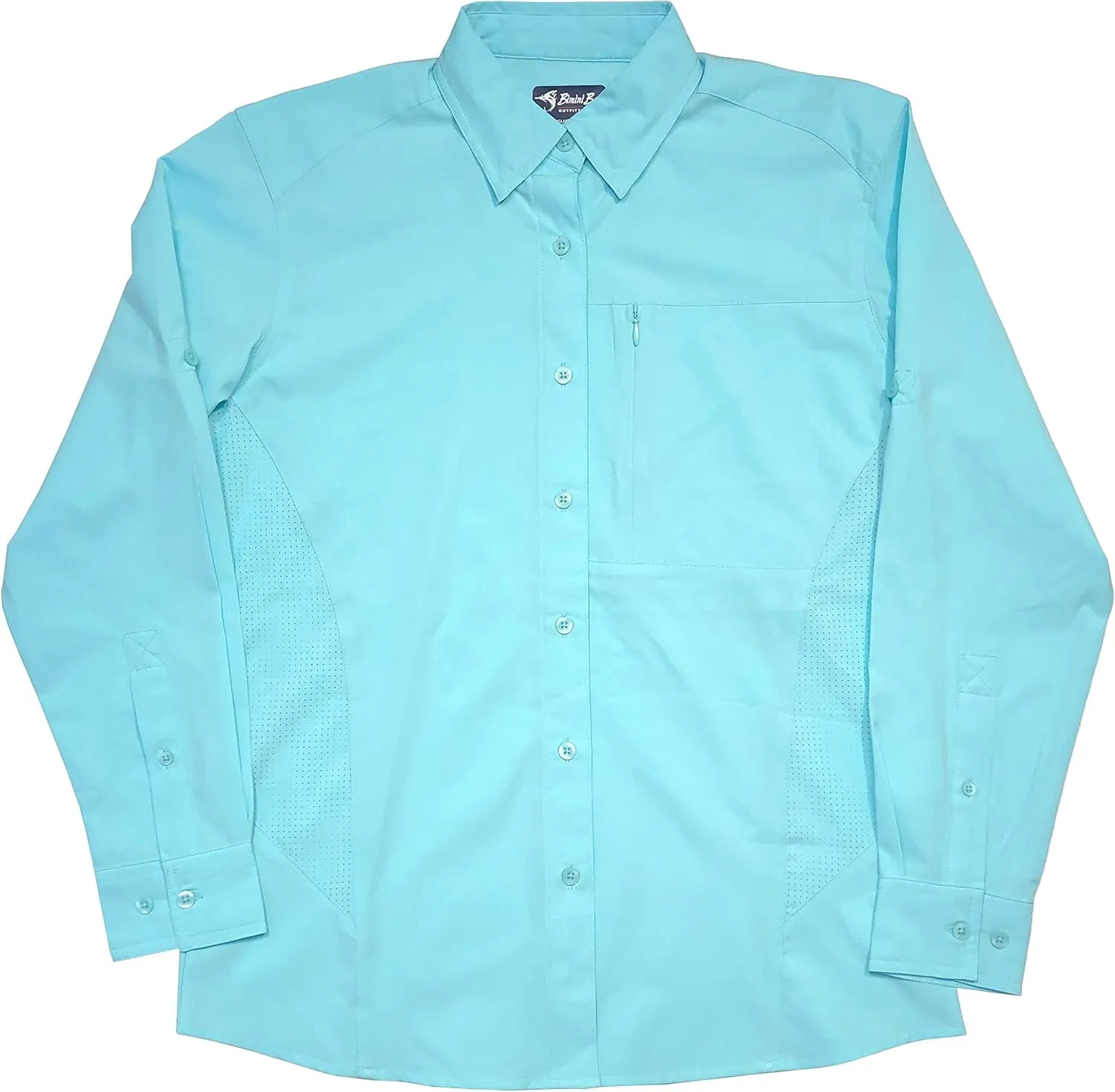 BIMINI BAY OUTFITTERS LTD Clearwater Women's Long Sleeve Shirt Featuring BloodGuard