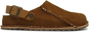 Birkenstock Unisex Lutry Premium Suede Mink Sandals 10 W / 8 M US