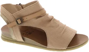 Blowfish Malibu Women's Black Wedge Sandals, Malibu Burn