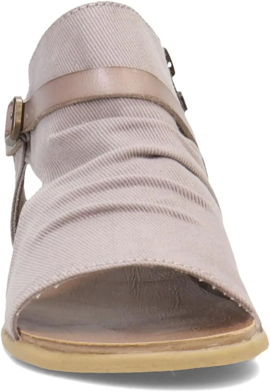 Blowfish Malibu Women's Black Wedge Sandals, Malibu Burn