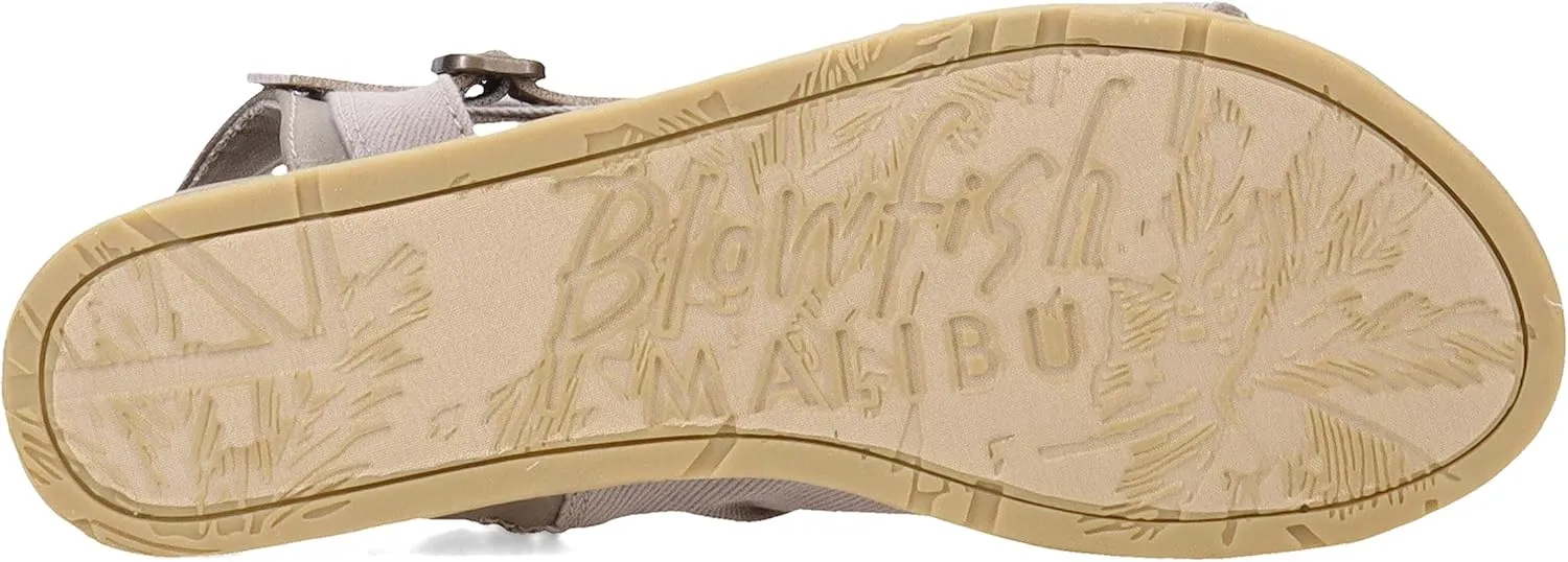 Blowfish Malibu Women's Black Wedge Sandals, Malibu Burn