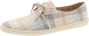 BORN Womens Datil Plaid Canvas Casual and Fashion Sneakers