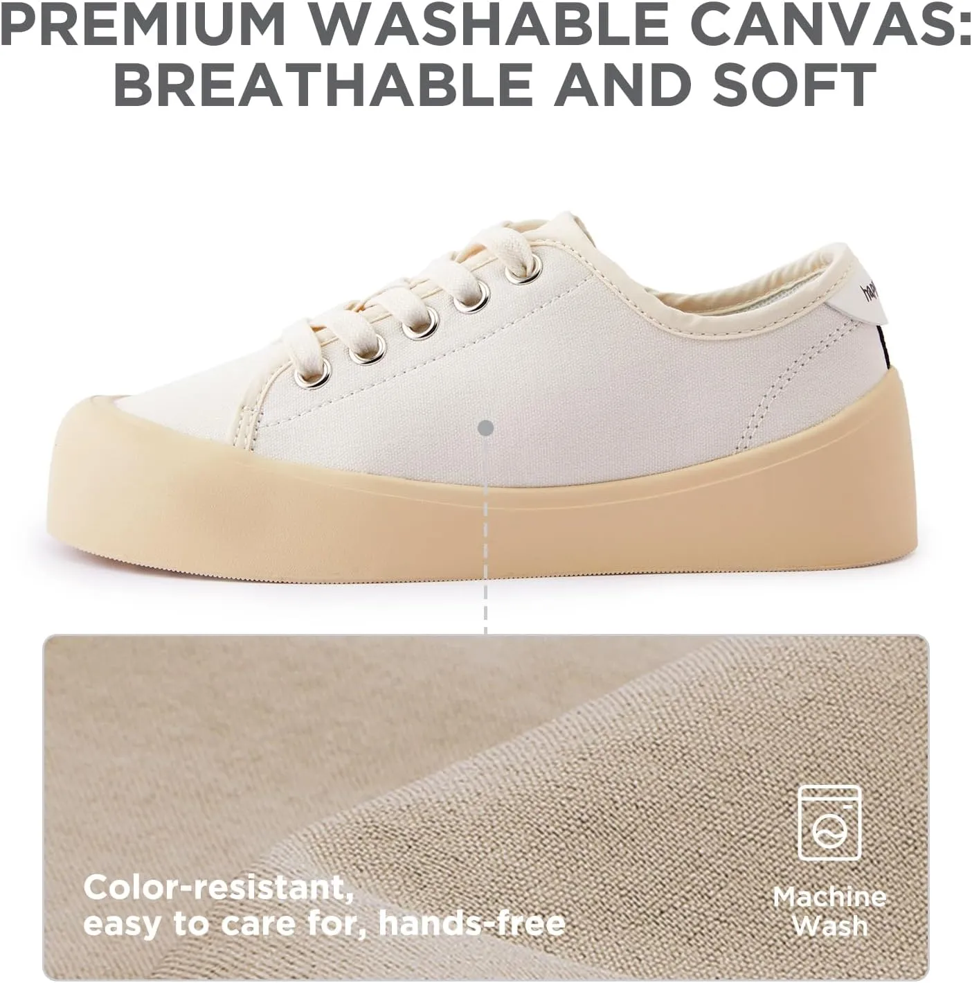Boys Girls Kids Shoes Lace-up Cupsole Casual Lightweight Canvas Sneakers with Sport Sole