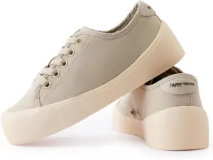 Boys Girls Kids Shoes Lace-up Cupsole Casual Lightweight Canvas Sneakers with Sport Sole