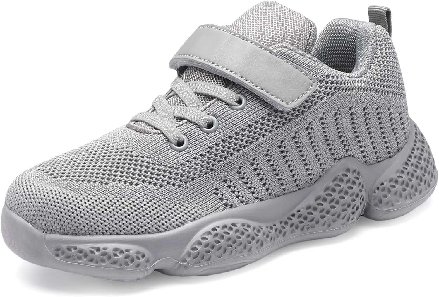 Boys Girls Sneakers Knitted Mesh Sports Shoes Breathable Lightweight Running Shoes for Kids Fashion Athletic Casual Shoes (Little/Big)